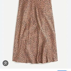 J.Crew Leopard Print Tan Pull-On  Skirt